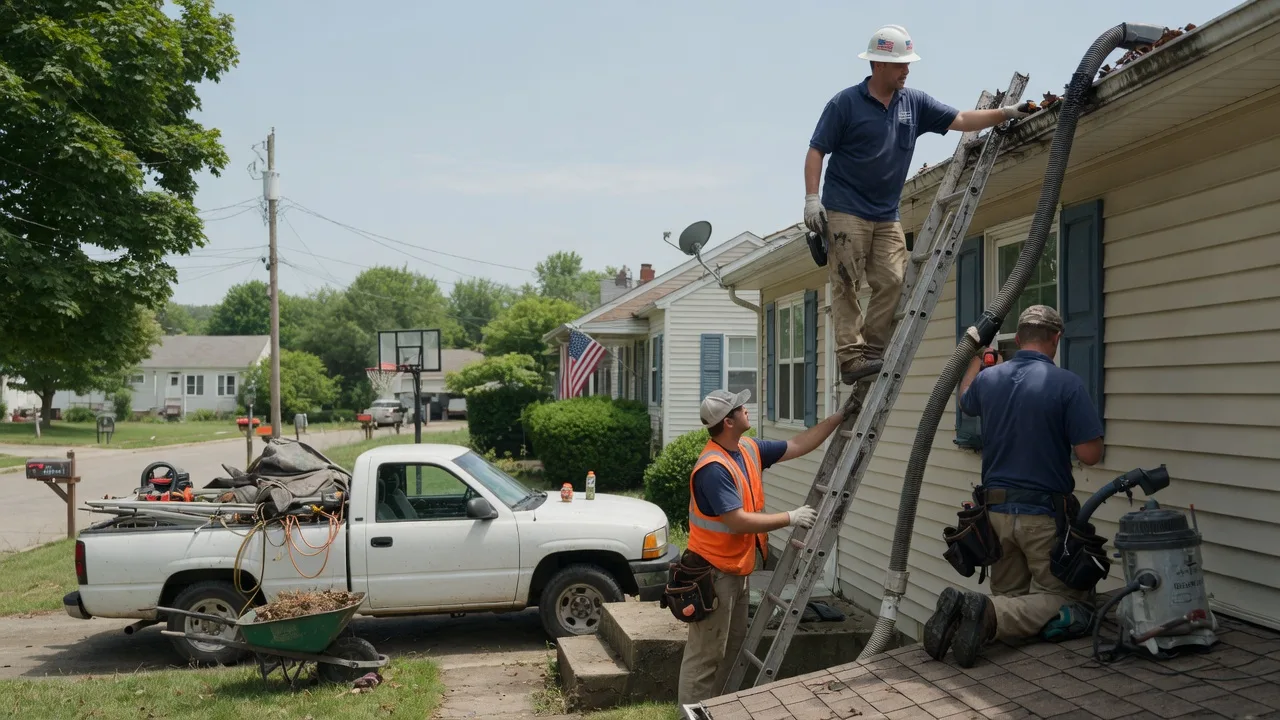 Gutter Installation in Thayer, IN near me